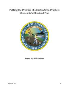 Putting the Promise of Olmstead into Practice: Minnesota’s Olmstead Plan