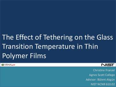 The Effect of Tethering on the Glass Transition Temperature in Thin Polymer Films