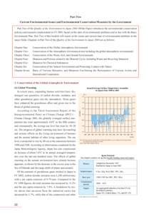 Part Two Current Environmental Issues and Environmental Conservation Measures by the Government Part Two of the Quality of the Environment in Japan[removed]White Paper) introduces the environmental conservation policies an