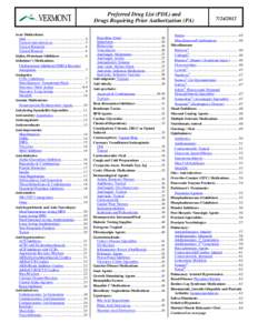 Alzheimer’s Medications: