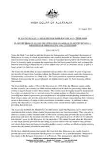 Human migration / Immigration to Australia / Demography / Population / Refugee / Right of asylum / Malaysia / Pacific Solution / Russian Federation Law on Refugees / International relations / Political geography / Forced migration