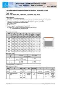 Catalog microtech GmbH electronic