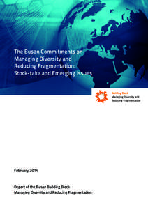 The Busan Commitments on Managing Diversity and Reducing Fragmentation: Stock-take and Emerging Issues  February 2014
