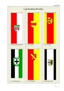 Tafel X/XII  Land Nordrhein-Westfalen 1