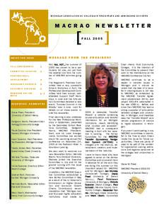 MACRAO Fall 2005 Newsletter