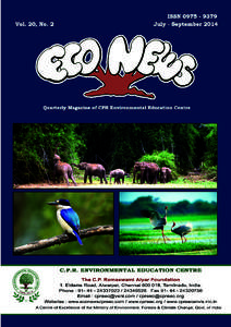 Eco News, Vol. 20, NoJuly - September 2014