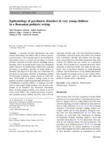 Psychopathology / Childhood psychiatric disorders / Attachment theory / Human development / Child and adolescent psychiatry / Mental disorder / Attention deficit hyperactivity disorder / Diagnostic and Statistical Manual of Mental Disorders / Reactive attachment disorder / Psychiatry / Medicine / Abnormal psychology