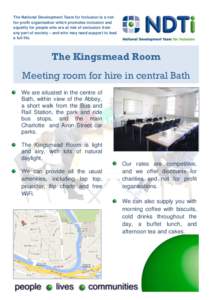 Geography of the United Kingdom / Kingsmead / Bath /  Somerset / England