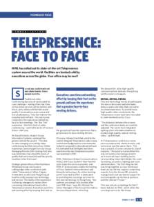 technology Focus  Communications Telepresence: Face to Face