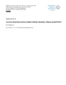 Supplement of Atmos. Chem. Phys. Discuss., 14, 21975–22043, 2014 http://www.atmos-chem-phys-discuss.net[removed]doi:[removed]acpd[removed]supplement © Author(s[removed]CC Attribution 3.0 License.  Supplemen