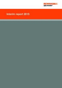 Interim report 2015  Interim report 2015 Highlights