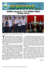 NAMRIA champions Bowling Tourney_Final.pmd