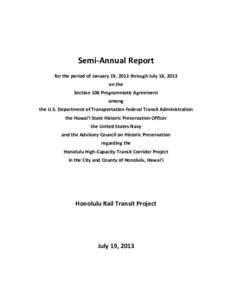 Honolulu High-Capacity Transit Corridor Project / Honolulu / Aloha Tower / National Historic Preservation Act / Kamehameha Highway / Honolulu County /  Hawaii / Hawaii / Transportation in the United States