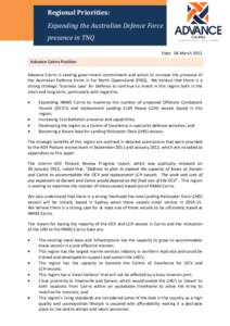 Australia / Cairns / 2005–06 South Pacific cyclone season / Cyclone Larry / Innisfail /  Queensland / Cyclone Yasi / HMAS Cairns / Australian region cyclone season / Geography of Australia / Geography of Oceania / States and territories of Australia