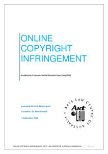 ONLINE COPYRIGHT INFRINGEMENT