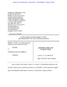 Microsoft Word - Amended Emery County Complaint