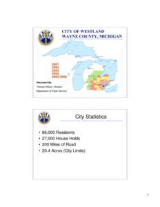 CITY OF WESTLAND WAYNE COUNTY, MICHIGAN[removed]