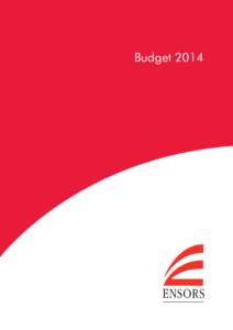 Budget[removed]ENSORS George Osborne presented his Budget