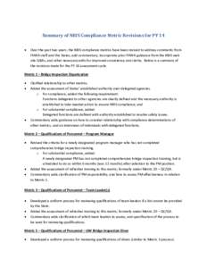 Microsoft Word - Summary of Metric changes for PY 2014 te jt.docx