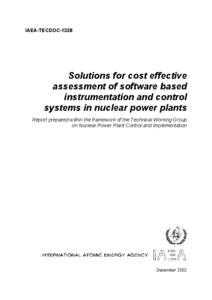 Technology / Reliability engineering / Software development process / Validation / International Atomic Energy Agency / Systems engineering process / Quality assurance / Verification / Nuclear power / Systems engineering / Science / Energy