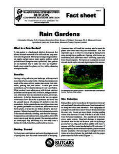FS513  Fact sheet For a comprehensive list of our publications visit www.rcre.rutgers.edu