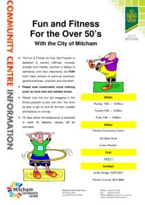 Microsoft Word - Fun and Fitness for Over 50s.docx