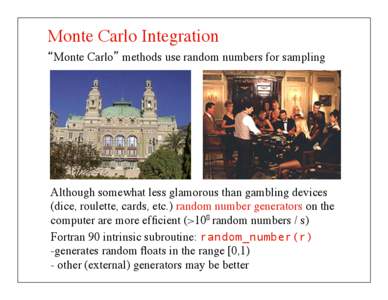 Numerical analysis / Monte Carlo integration / Computational physics / Variance reduction / Statistical theory / Normal distribution / Numerical integration / Errors and residuals in statistics / Probability distribution / Statistics / Probability and statistics / Monte Carlo methods