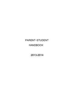 PARENT-STUDENT HANDBOOK[removed] WELCOME LETTER To: Iota Middle School Students