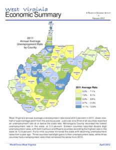 West Virginia  A REVIEW OF ECONOMIC ACTIVITY Economic Summary