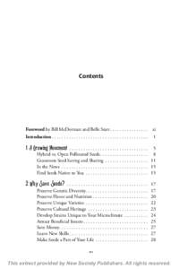 Contents  Foreword by Bill McDorman and Belle Starr. . . . . . . . . . . . . . . .  	 xi Introduction. . . . . . . . . . . . . . . . . . . . . . . . . . . . . . . . . . . . . . . .  	1  1 A Growing Movement . . . . . . .