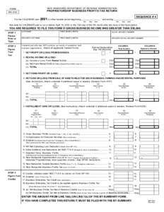 NOTE: FILE THIS FORM ONLY FOR AMENDED RETURNS. DO NOT USE FOR CURRENT TAX PERIOD NEW HAMPSHIRE DEPARTMENT OF REVENUE ADMINISTRATION FORM NH-1040
