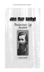 John Muir College Residential Life Handbook