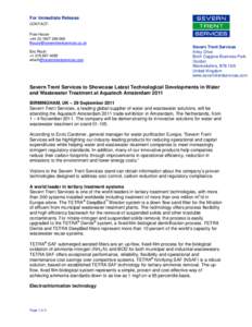 Microsoft Word - Severn_Trent_Service_ to_Showcase_Latest_Technological_Developments_in_Water_and_Wastewater_Treatment_at_Aquat