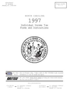 DEPA RT M E N T OF REVENUE RALEIGH, N.C[removed]Form D-401 (Rev.10-97)