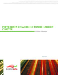 Computing / Software / Free software / Hadoop / Apache Software Foundation / Cloud infrastructure / Parallel computing / Apache Hadoop / Structured storage / Computer cluster / Apache HBase / Data-intensive computing