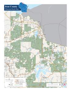 Iron County Bicycle Map - WisDOT