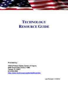 Page 1 of 64  TECHNOLOGY RESOURCE GUIDE  Provided by: