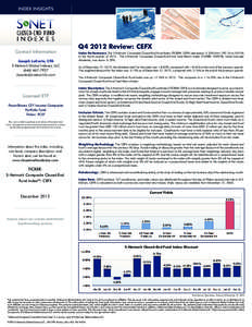 INDEX INSIGHTS  Contact Information Joseph LaCorte, CFA S-Network Global Indexes, LLC[removed]