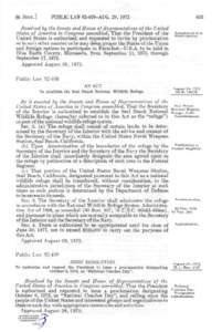 Conservation / Environment of the United States / Conservation in the United States / United States / Fish and Wildlife Act / National Park Service Organic Act / Wildlife refuge / Seal Beach National Wildlife Refuge / National Wildlife Refuge