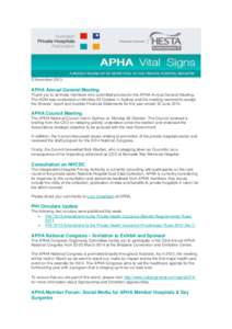 American Paint Horse Association / Australian Private Hospitals Association / Health / American Pharmacists Association / American Public Health Association