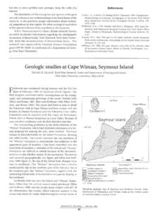 British Antarctic Territory / Chilean Antarctic Territory / Seymour Island / Sobral Formation / Cape Wiman / Lopez de Bertodano Formation / Maastrichtian / Sobral / Geography of Antarctica / Antarctica / Argentine Antarctica