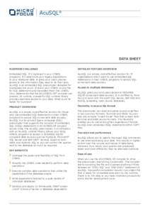 ® white paper AcuSQL  Data Sheet