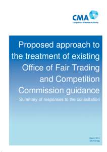 Monopoly / Guidance document / Office of Fair Trading / United Kingdom / Government / Public administration / Competition Commission / Department for Business /  Innovation and Skills / Economy of the United Kingdom