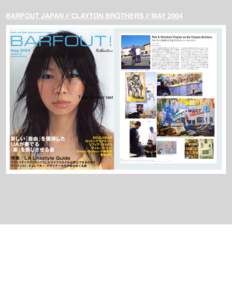 BARFOUT JAPAN // CLAYTON BROTHERS // MAY[removed]Type to enter text 
