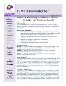 E-Mail Newsletter VOLUME 1, NUMBER 22 AUGUST[removed]Office