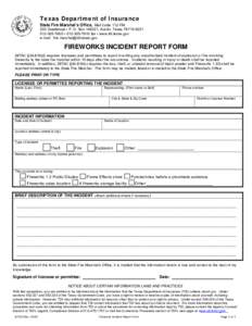 A - Form for Fireworks Incident Report.doc