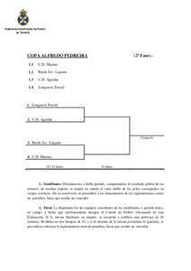 Federación Interinsular de Fútbol de Tenerife COPA ALFREDO PEDREIRA 1.1