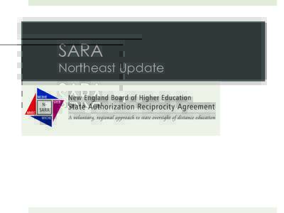 SARA  Northeast Update Goal ¤ A uniform method across the nation