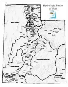 Hydrologic Basins of Utah Locate your district to find out which river basin you are in. Each school district falls completely into a river basin with the exception of Enterprise Elem. in Washington District, Escalante 