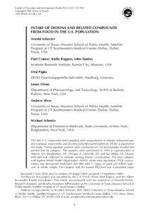 Pollution / Organic chemistry / Immunotoxins / Dibenzofurans / Dioxins / Polychlorinated dibenzodioxins / Toxic equivalent / Polychlorinated biphenyl / Polychlorinated dibenzofurans / Organochlorides / Persistent organic pollutants / Chemistry